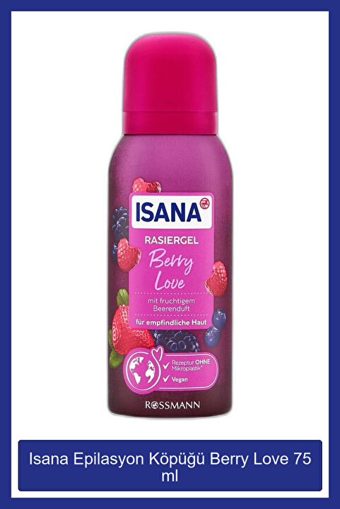 ISANA EPILASYON KOPUGU 75ML BERRY LOVE SEY. BOY.