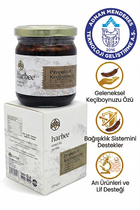 Har-Bee Propolisli Keçiboynuzu Özü - %100 Doğal Besleyici Karışım 220 gr