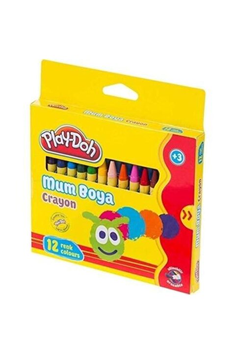 Hasbro 12 Renk Crayon Mum Boya Silinebilir Cr004
