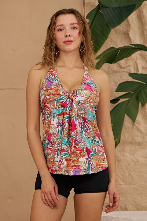 Starinci Mayo Tankini Şortlu Pastel Renkli