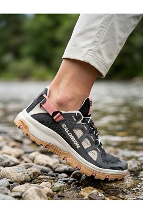 Salomon Techamphibian 5 W Kadın Outdoor Sandaleti L47750800 Gri