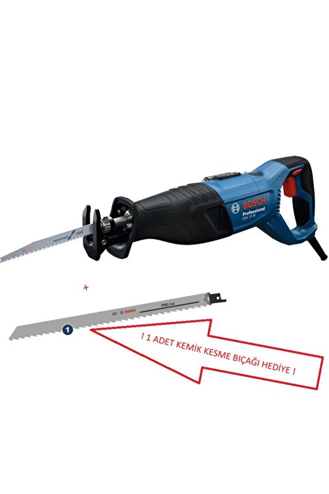 Bosch GSA 12-30 YENİ MODEL 1250 WATT TİLKİ KURUĞU İLAVE KEMİK KESME BIÇAĞI