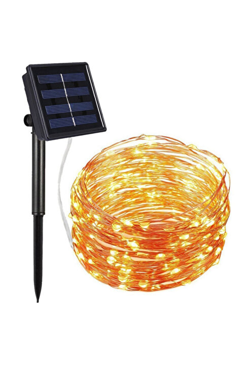 Schulzz Solar Güneş Enerjili Dış Bahçe 8 Modlu 20metre 200 Led Aydınlatma