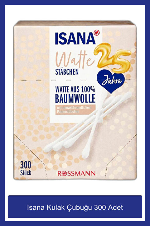 ISANA Kulak Çubuğu 300 Adet