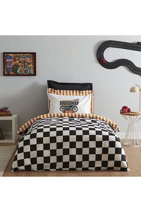 Karaca Home Young Speed Way %100 Pamuk Tek Kişilik Fitted Nevresim Takımı