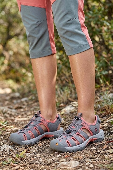 HUMTTO 152-710445B Kadın Outdoor Sandalet Gri