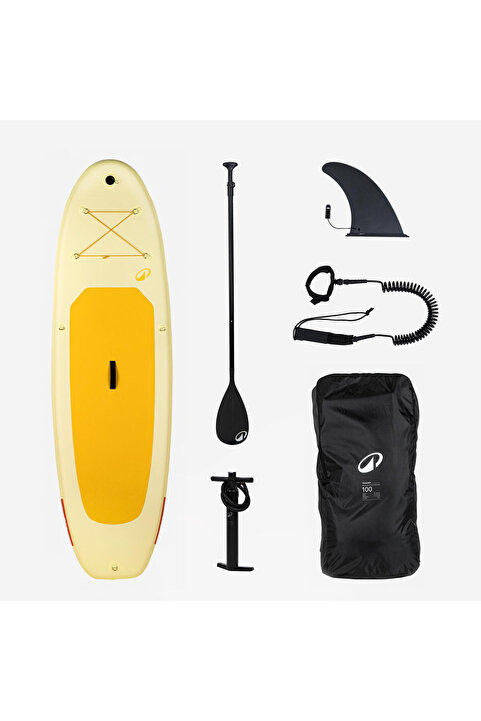 Decathlon Şişme Stand Up Paddle Seti - 9'6' - 1 Kişilik - Sarı - 100