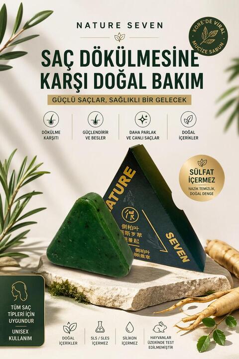 Genel Markalar Biberiyeli Saç Bakım Sabunu | Saç Dökülmesine Karşı Destekleyici Bakım