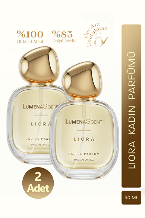 LumenaScent Liora Kadın Parfüm Floral Edp 50 ml 2 Adet