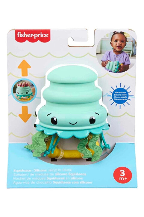 Fisher Price 2'si 1 Arada Deniz Dostları Çıngırak - Deniz Anası