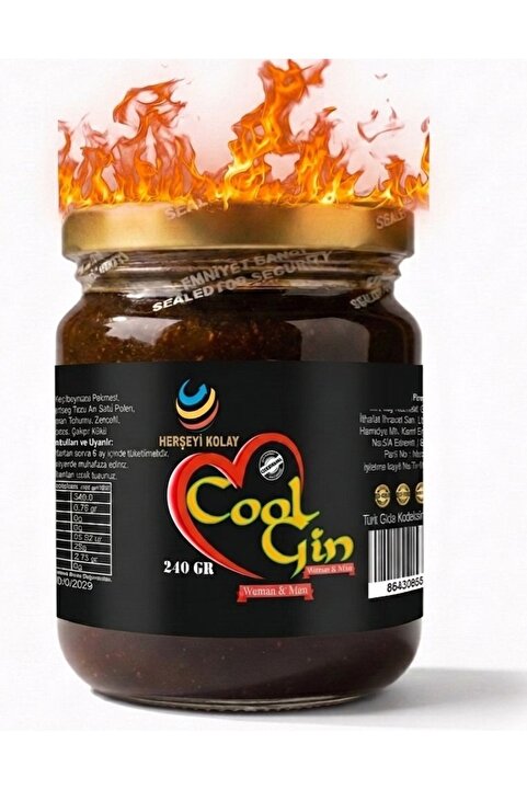 Herşeyi Kolay Coolgine Ginsengli Macun 240gr Atom Bitkisel Macunu Colgin Epimedyumnz İçermez! Kuvvetli Macunu