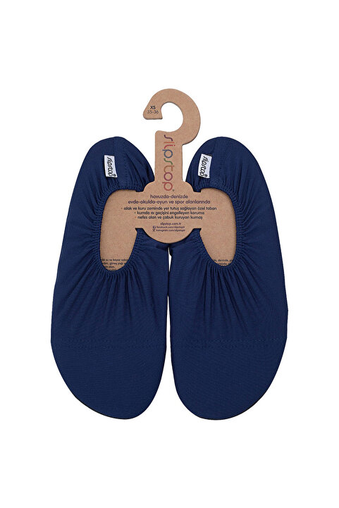 SLIPSTOP Slip Stop Navy Yetişkin Unısex Kaydırmaz Patik