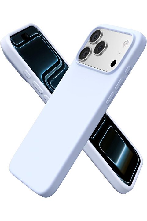 KVK PRİVACY iPhone 17 Pro Max Uyumlu İçi Kadife Lansman Silikon Kılıf Mat Soft Dokulu Kamera Korumalı Premium Kapak Bebe