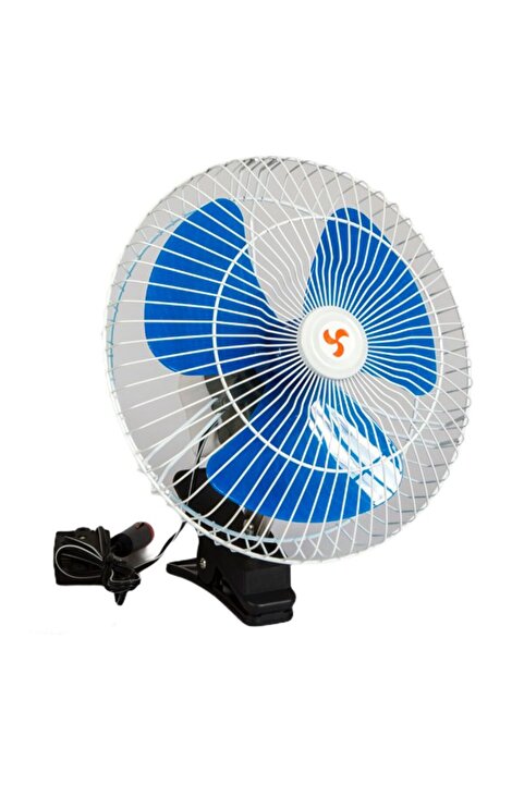 Genel Markalar Araç Içi Fan Oto Vantilatör 12 Volt Mandallı 8 Inç
