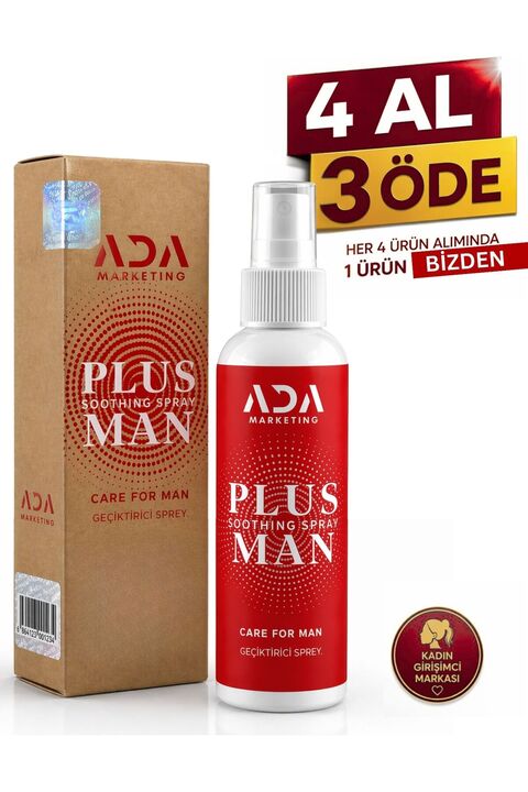 ada marketing adult toys Ada Marketing Plus Man Doğal Ve Kokusuz Uzun Deneyim Sprey Set - Adt