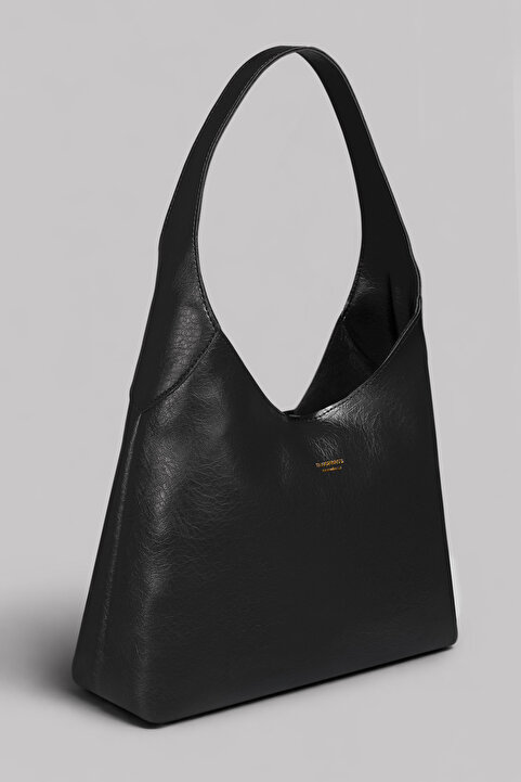 Housebags Hudson Omuz Çantası - Structured Siluet, Siyah