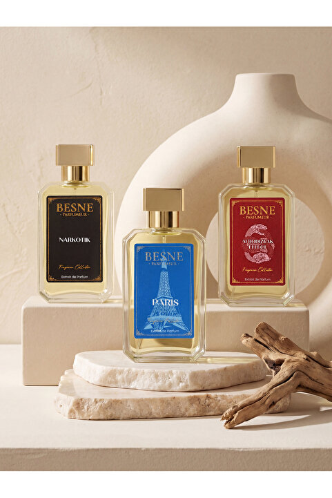 besneparfum Besne Parfüm Narkotik, Paris & Effect 3’lü Premium Set (Extrait De Parfum)