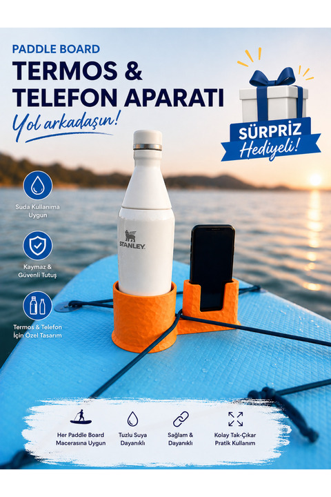3B Paddle Board Sup Board Kano Kupa Termos Telefon Tutucu