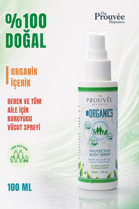 The Prouvee Reponses %100 Doğal Koruyucu Vücut Losyonu Sprey 100 Ml. (0+ Ay Üzeri)