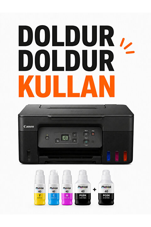 Canon Pıxma G3480 Photoink Mürekkepli Wifi Megatank Yazıcı