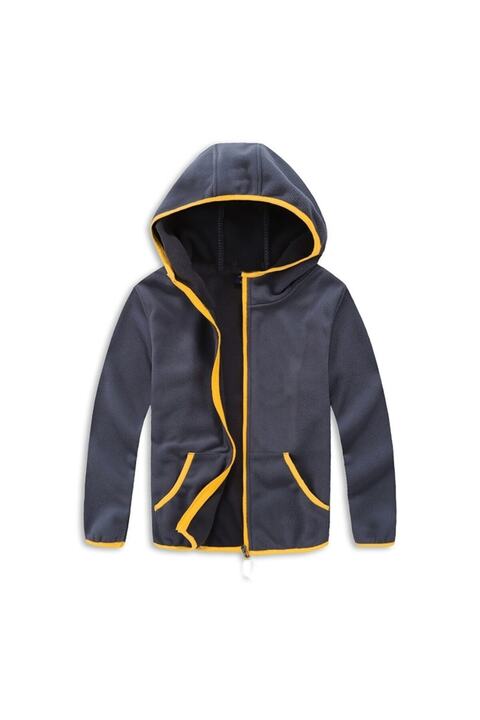 Armashine Erkek Çocuk Kapşonlu Fermuarlı Polar Sweatshirt