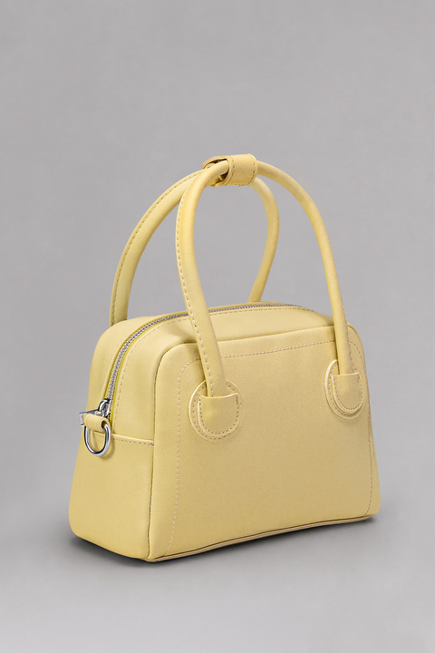 Housebags Sarı Vintage Çok Yönlü PU Deri Çapraz Askılı Çanta 275