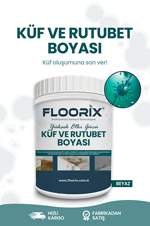 FlooriX Küf ve Rutubet Boyası 1 kg