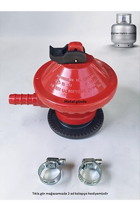 MOOD CLASS Ev tüpü başlığı Aygaz Milangaz İpragaz 12kg şişman tüp dedantörü ev Ocak tüp kafası metal Regülatör