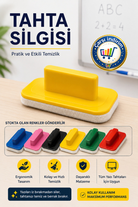 nistabolje 1 Adet Tahta Silgisi