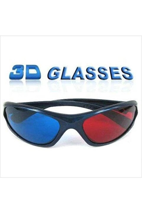 abnturk 1 ADET ÜÇBOYUTLU 3D GÖZLÜK RED-CYAN,KIRMIZI MAVİ