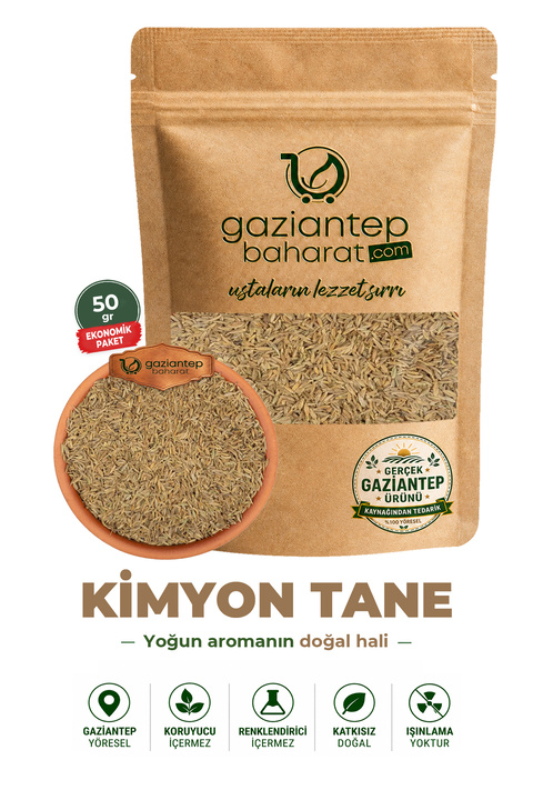 Gaziantep Baharat Tane Kimyon 50 gr