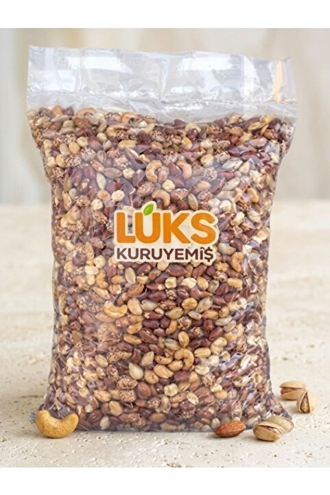 lüks kuruyemiş Düğün Özel Paket 5 Kg Ekstra Lüks Karışık Kuruyemiş Antep Badem Fındık Kaju Fıstık Ballı Susamlı