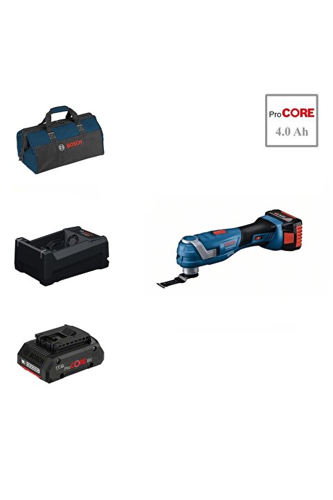 Bosch GOP 185-LI 1x4 Ah ProCORE Akülü Salınım Hareketli Makine Bez Çantalı