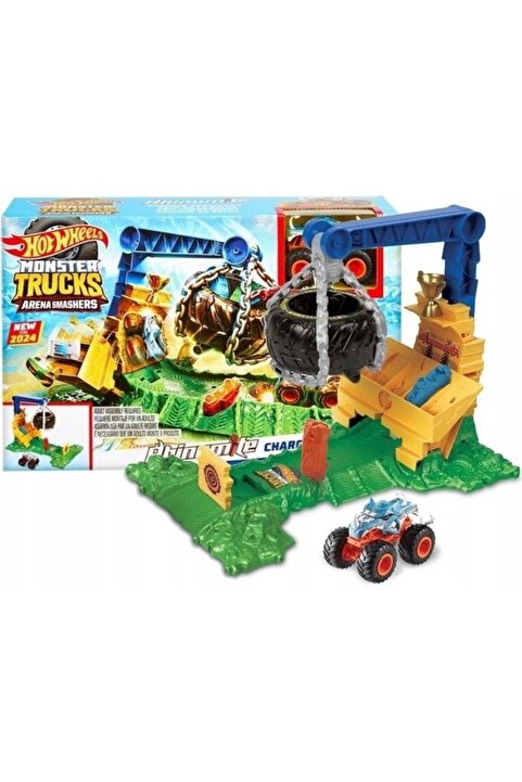 HOT WHEELS Monster Trucks Arenada Rhinomite Mücadelesi Oyun Seti HTP18