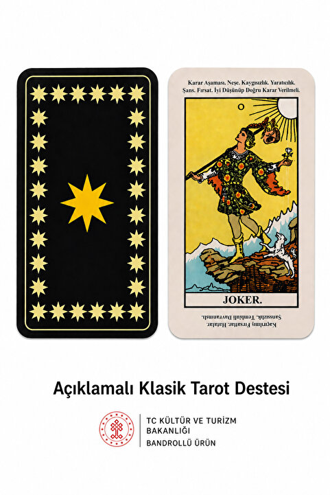 Tarot Açıklamalı Deste Öğrenme Ve Ileri Düzey Orijinal Evrensel Tasarım-BANDROLLÜ ÜRÜN