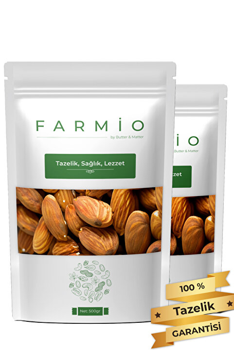 NUTBITE Premium Çiğ Badem İçi 1kg - Taptaze Yeni Mahsül