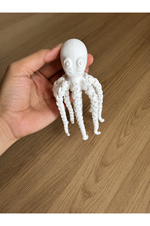 AHSEN HOME&DESIGN 3D Yazıcı Baskısı Hareketli Ahtapot Stres Oyuncağı