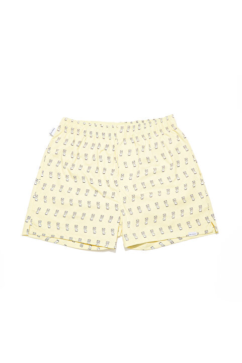 Paul Kenzie Desenli Erkek Ev Şort – Chill Space Collection – Lama