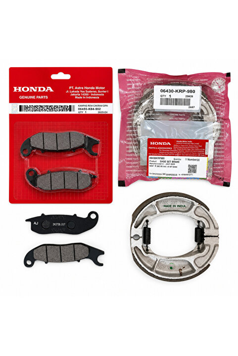 MOTORKİT MK HONDA PCX ORJİNAL FREN BALATA TAKIMI ÖN BALATA + ARKA BALATA TAKIM PCX 2021 / 2022 / 2023 / 2024