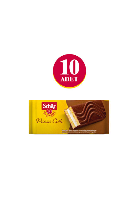 Schar Pausa Ciok Glutensiz Çikolata Kaplı Kek (10 ADET)