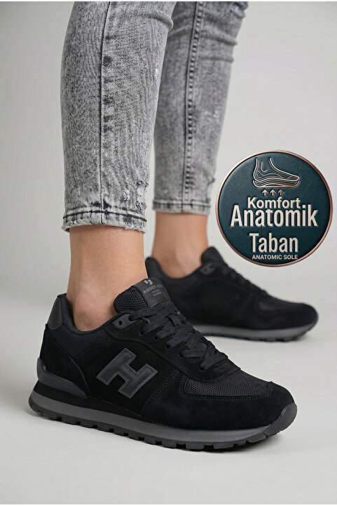 Hammer Jack Unısex Rahat Lifestyle Sneaker Spor Ayakkabı Siyah Füme 19250