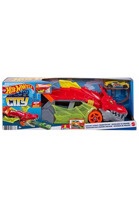 HOT WHEELS City Ejderha Şekilli Fırlatıcı GTK42