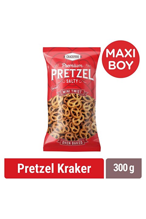 Crackfers Pretzel Maxi Boy Kraker 300 gr