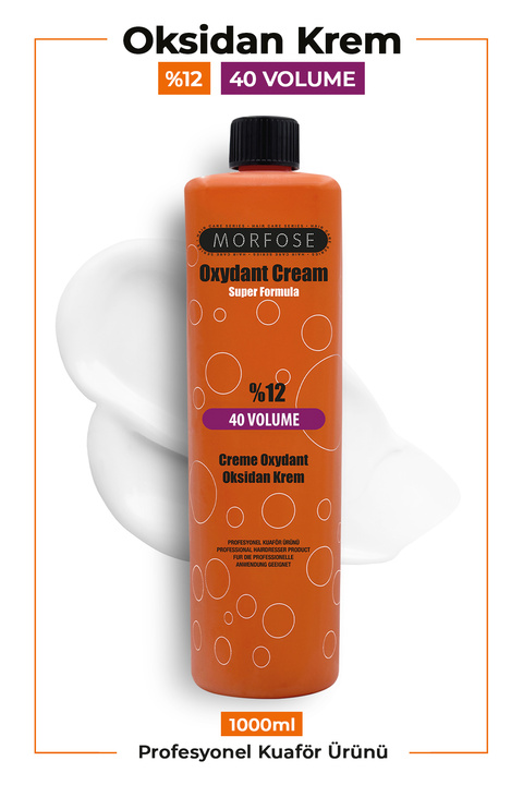 Morfose %12 40 Volume Oksidan Krem 1000 ml