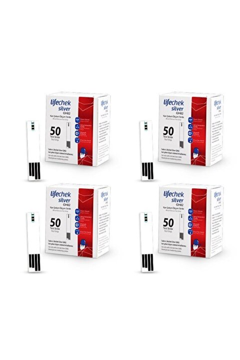 Genel Markalar Diğer Ölçüm Cihazları Lifechek Silver Gh82 Kan Şekeri Ölçüm Stribi 50li 4 Adet 2 Yıl