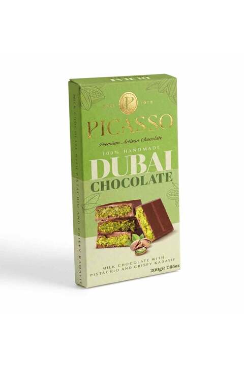 Genel Markalar PİCASSO Antep Fıstıklı Dubai Çikolatası 200 GR