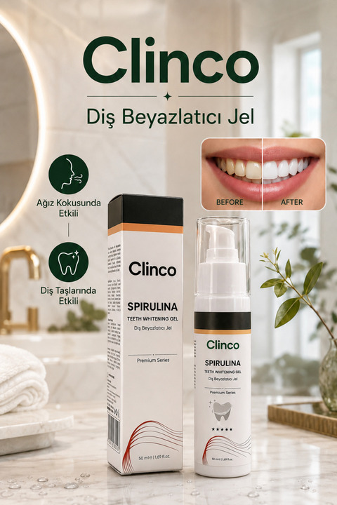 Clinco Diş Beyazlatıcı Yeşil Jel