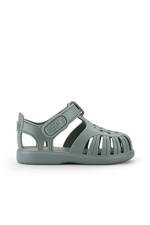 IGOR Tobby Solid Unisex Çocuk Gri Sandalet UNISEX ÇOCUK SANDALET S10271
