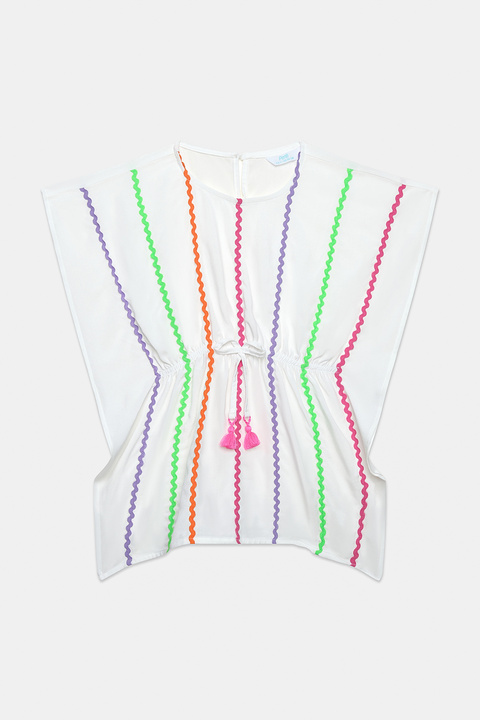 Penti Kız Çocuk Trim Beyaz Kaftan