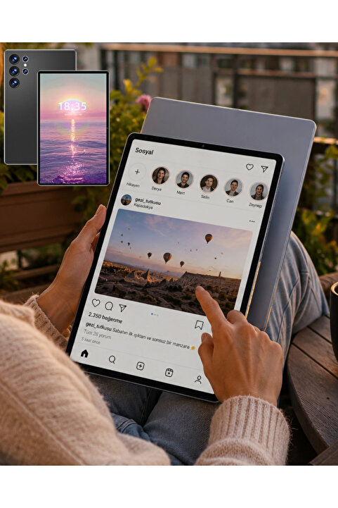 Epilons 16gb Ram 1tb Tablet Pc Klavyeli Kılıflı Kalemli Tablet Seti